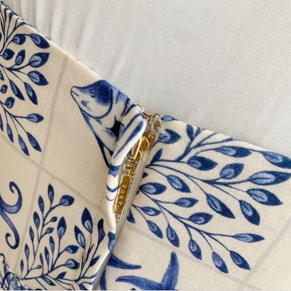 Agua Bendita Blue and White Printed Maxi Dress - Picture 11 of 11